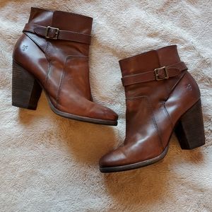 Frye Patty Riding Bootie (I think Cognac)